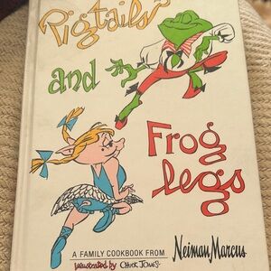 Neiman Marcus Whimsical Cookbook with Red and Green Accents